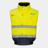 Hi-vis contrast bomber jacket (C465) Thumbnail